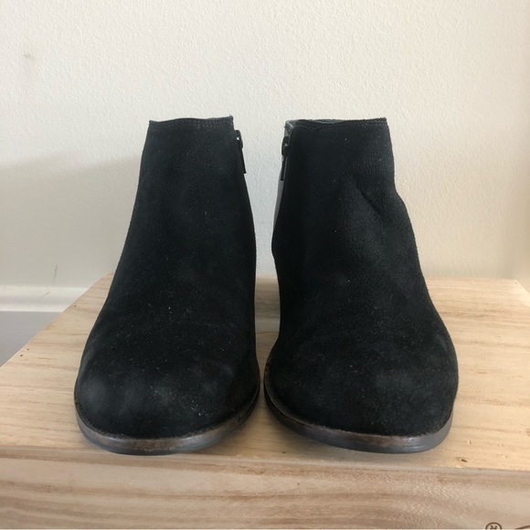 Dune London Penelope Black Leather Ankle Bootie 39/8 - Picture 4 of 6